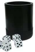 Jumbo Leather Dice Cup main image